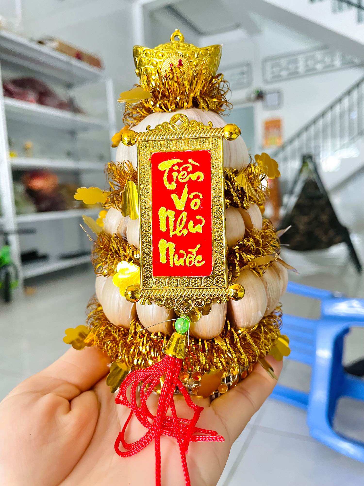 Tháp tỏi thần tài thổ địa tài lộc