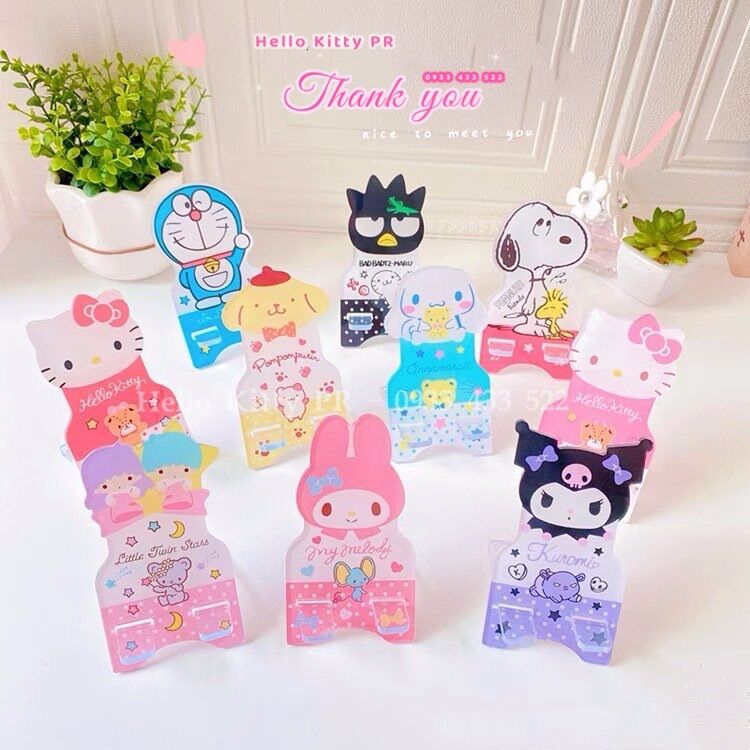 Giá đỡ điện thoại Hello Kitty - Doremon Doraemon