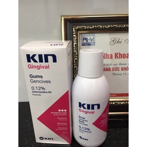 Nước súc miệng diệt khuẩn kin gingival 250ml