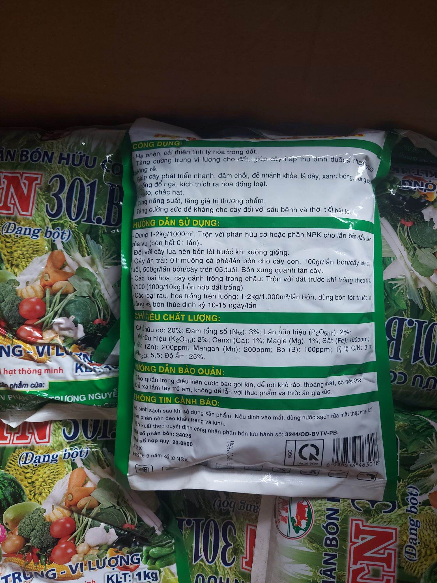 Humic TN 301-Vi Lượng- 1kg