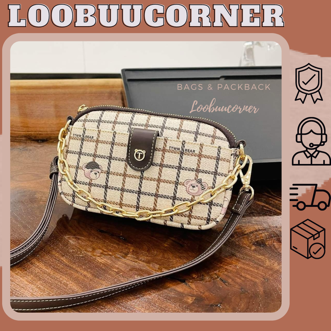 túi đeo chéo minibags ttwn bear tn2443 (sẵn ship)
