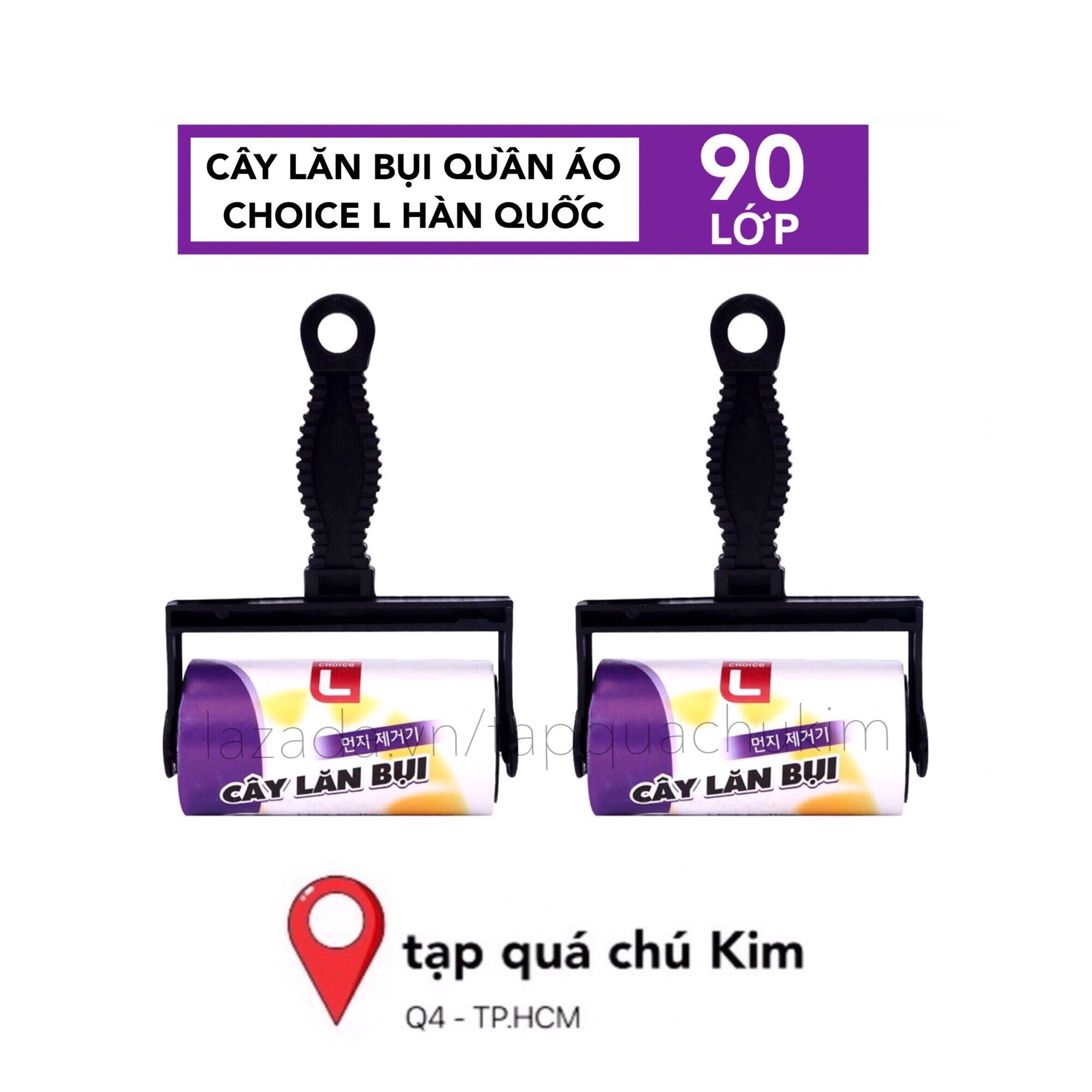 Cây lăn bụi quần áo 90 Lớp Choice L Lotte - Tapquachukim