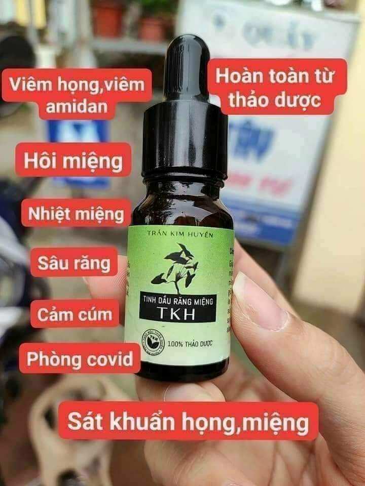 tinh dầu răng  răng miệng trần kim huyền
