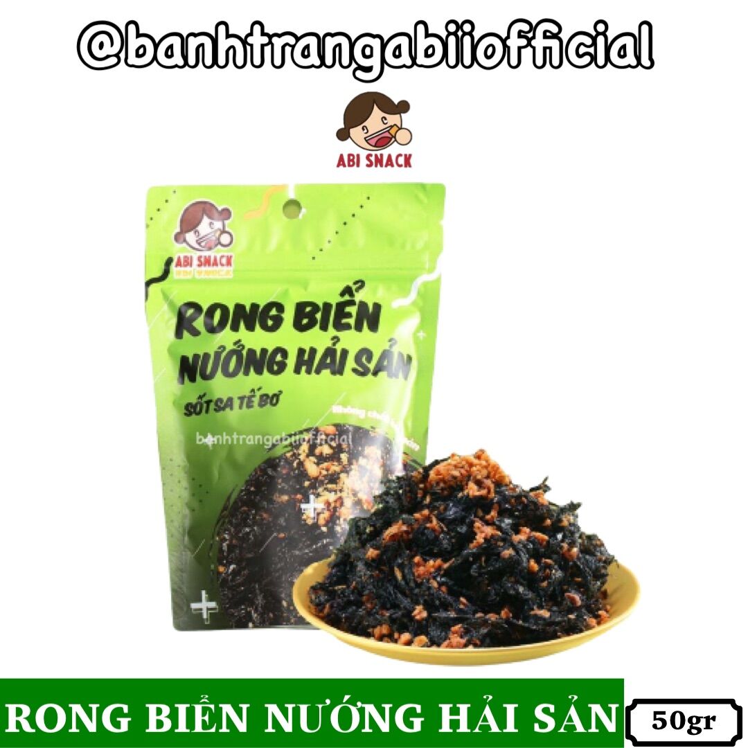 Rong biển cháy tỏi Abi sốt sate bơ