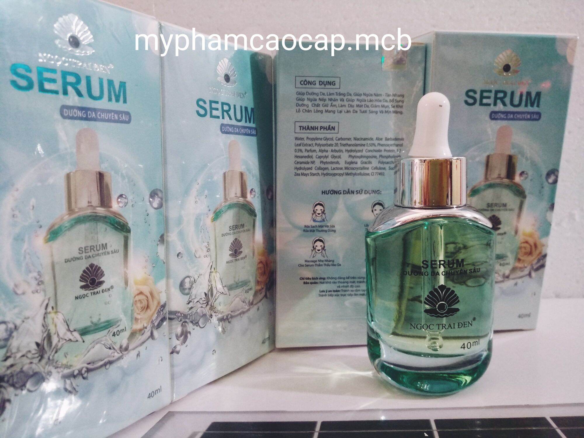 serum dưỡng da chuyên sâu ngọc trai đen