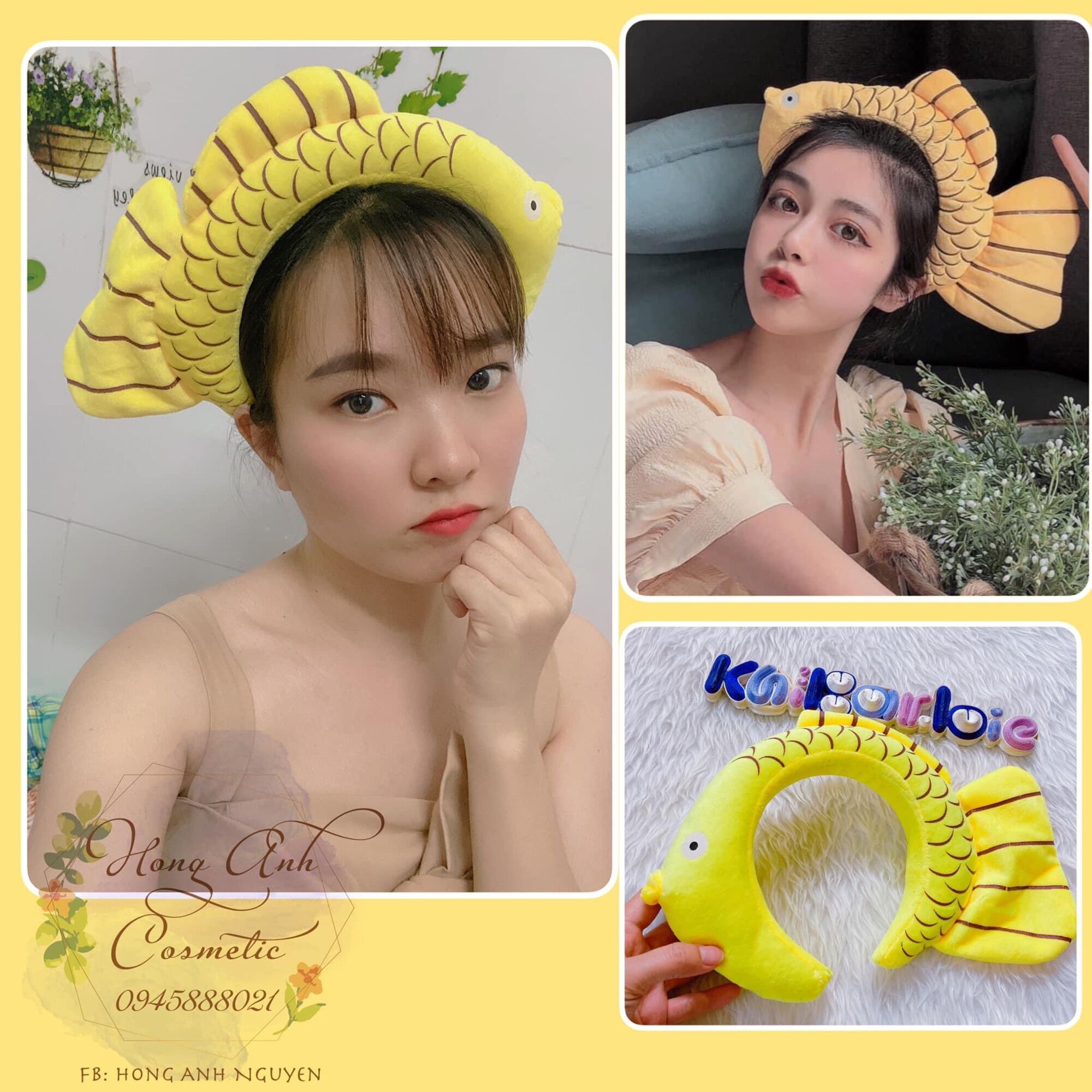 Cài tóc cá mập