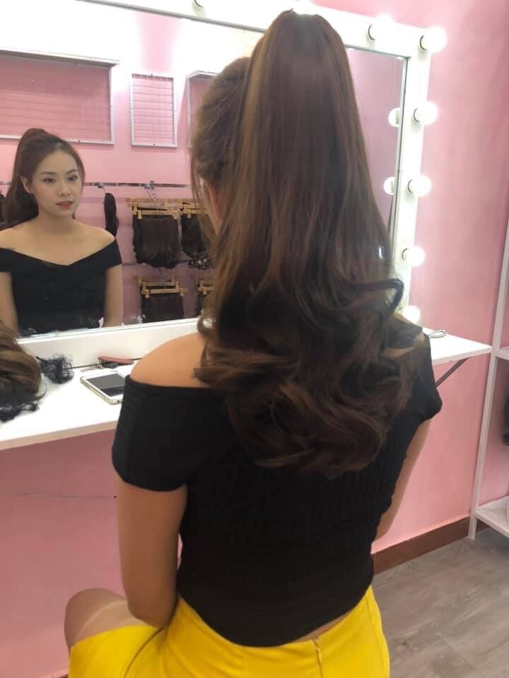 💋 Hình Thật💋 Cột Tóc Xoăn Đủ Độ Dài Đủ Màu Sỉ 35K