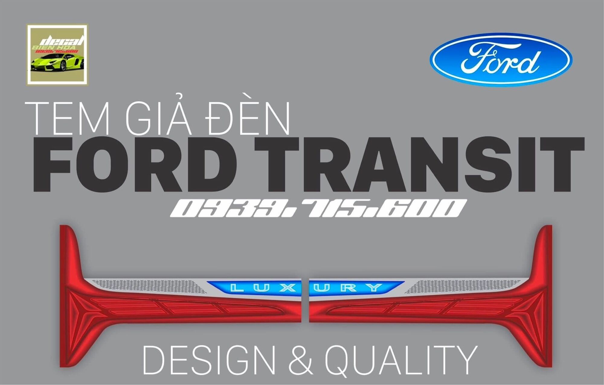 Tem giả đèn ford transit