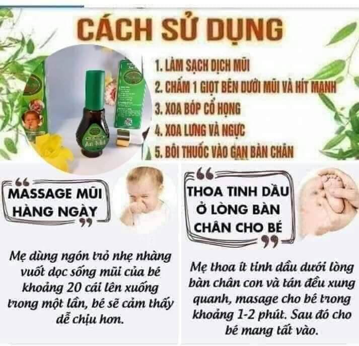 Tinh dầu hô hấp An Nhi 20ml - Dạ thảo liên