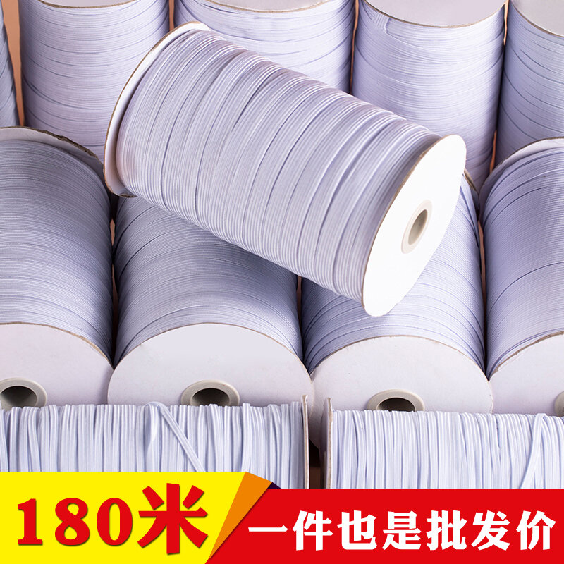 Cao Co Giãn Ity Bền Em Bé Quần Co Giãn Dây Thắt Lưng Màu Đen Quần Áo Dây Cao Su Phẳng Mỏng Rộng Co Giãn Dây May Gia Đình Phụ Kiện Diy