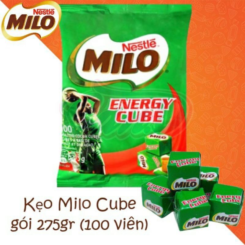 Gói 275gkẹo milo cube thái lan
