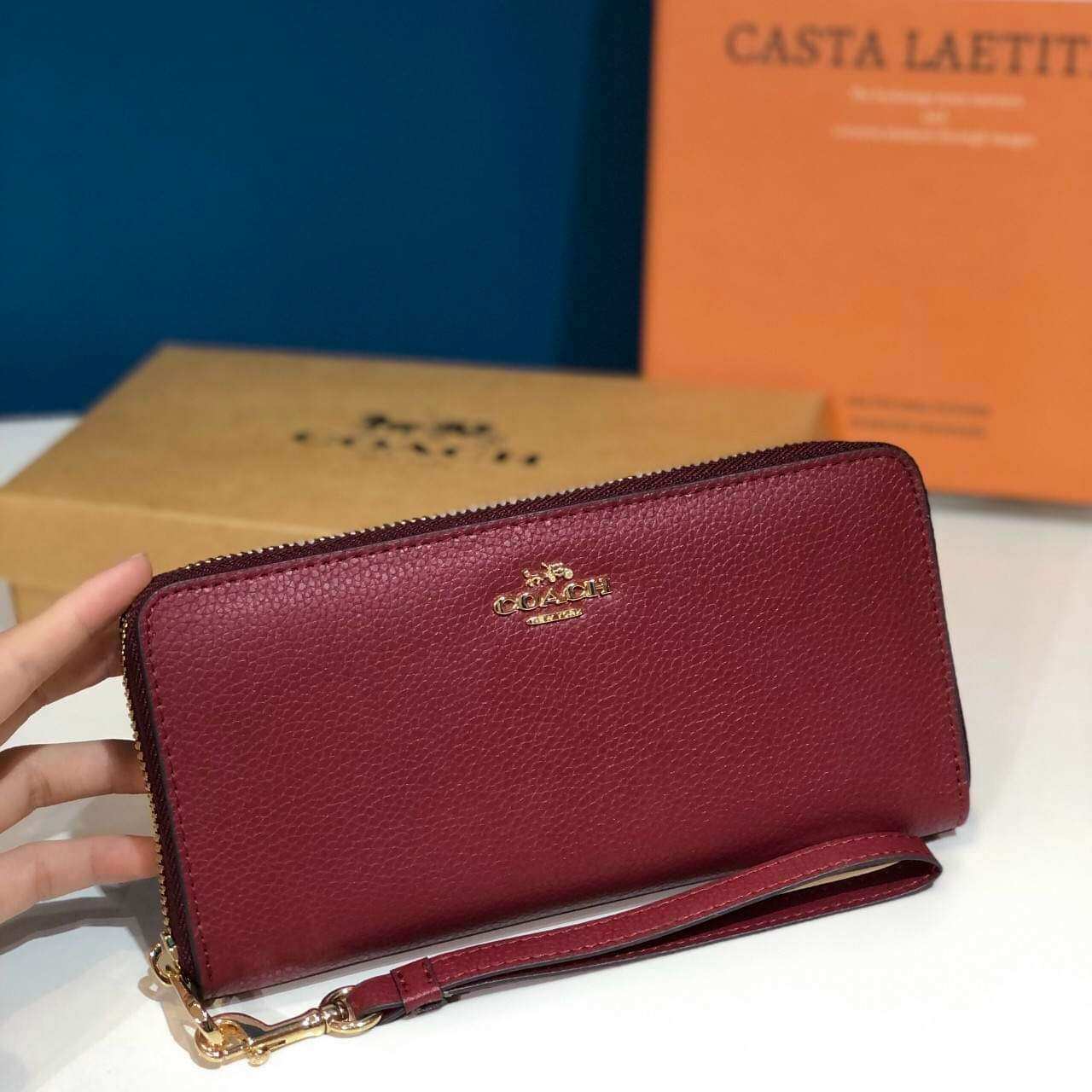 🔆 VÍ COACH DÀI da mịn cực sang