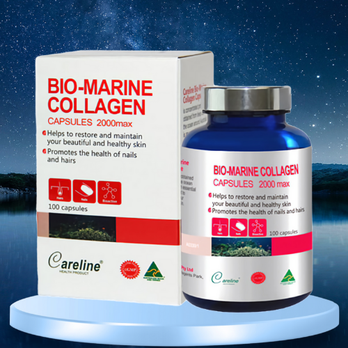 Careline Bio Marine Collagen 100 viên - Viên Uống Bổ Sung Collagen của Úc.