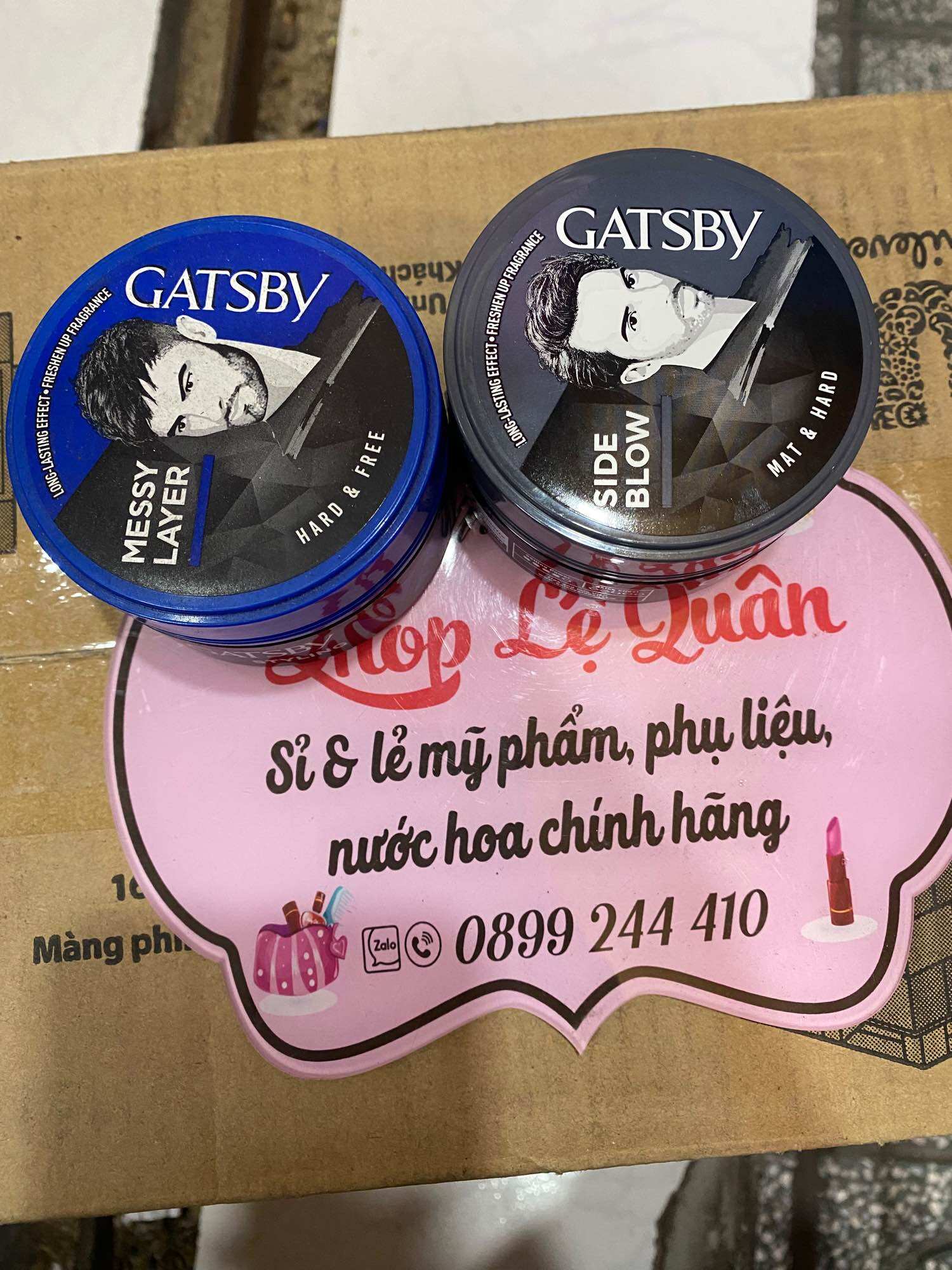 Wax Tạo Kiểu Tóc GATSBY STYLING WAX MAT&HARD 75g