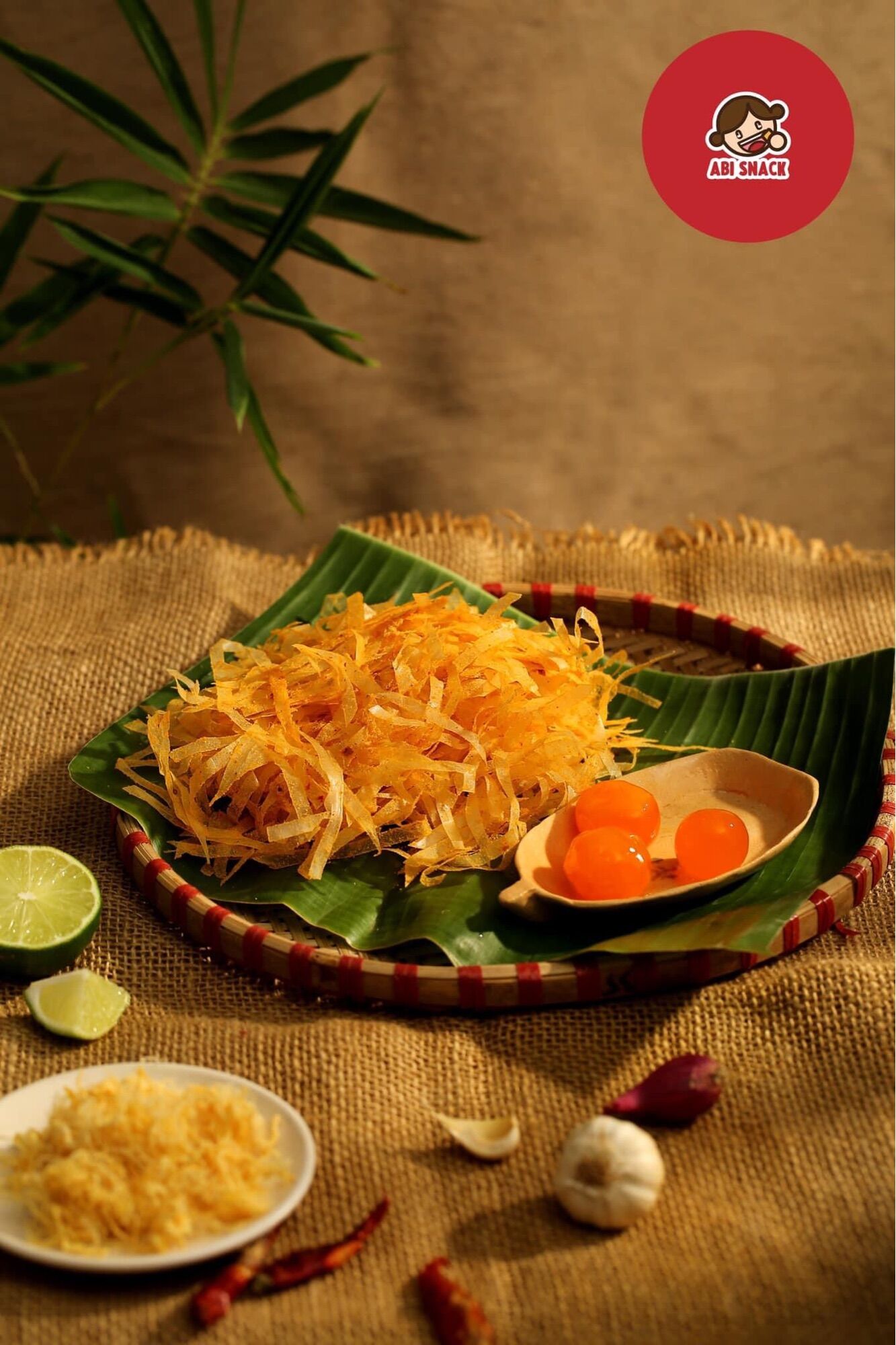 Bánh tráng trứng muối Abi