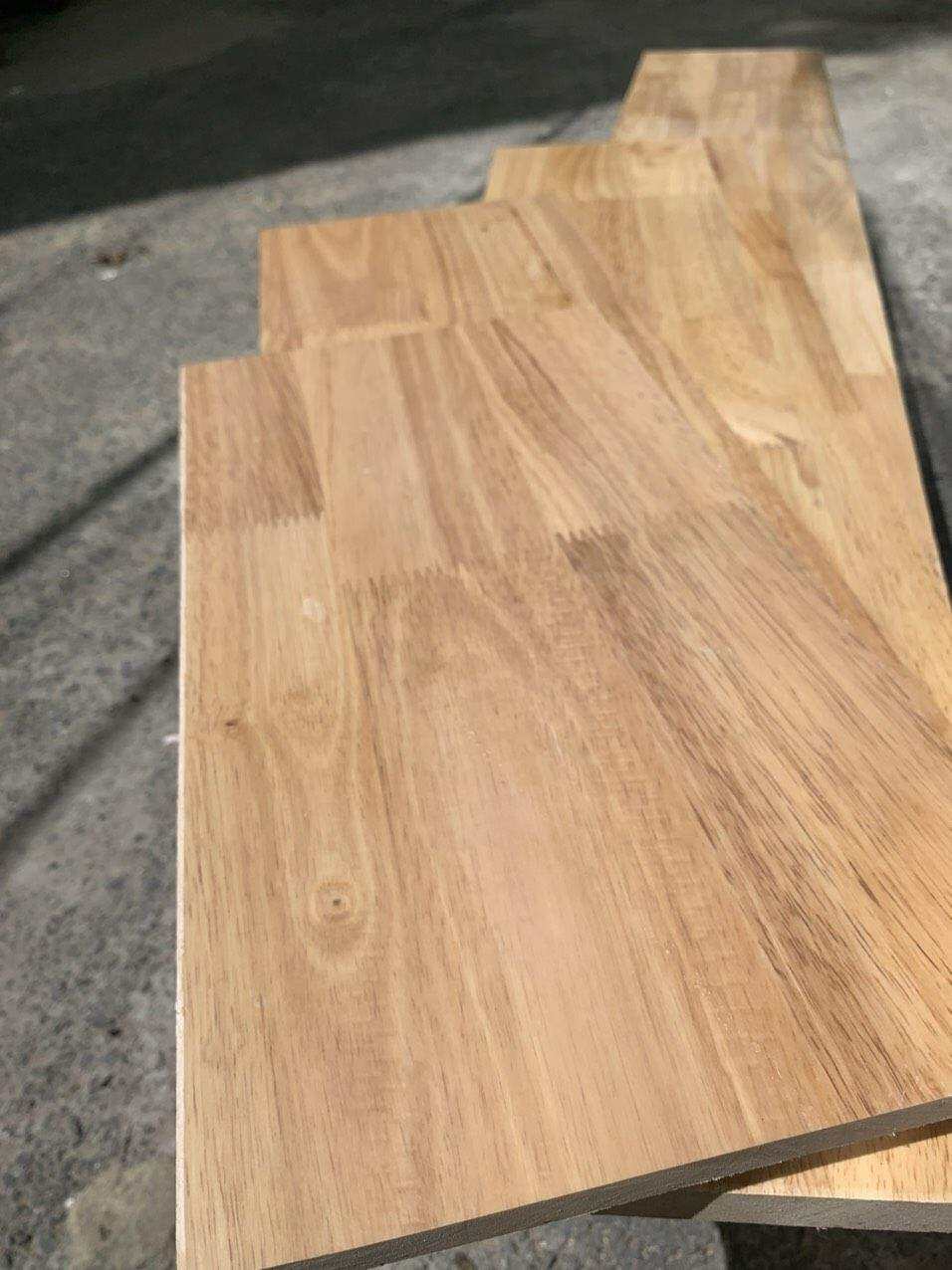 Gỗ ghép cao su 50x80x18mm làm bàn ,kệ