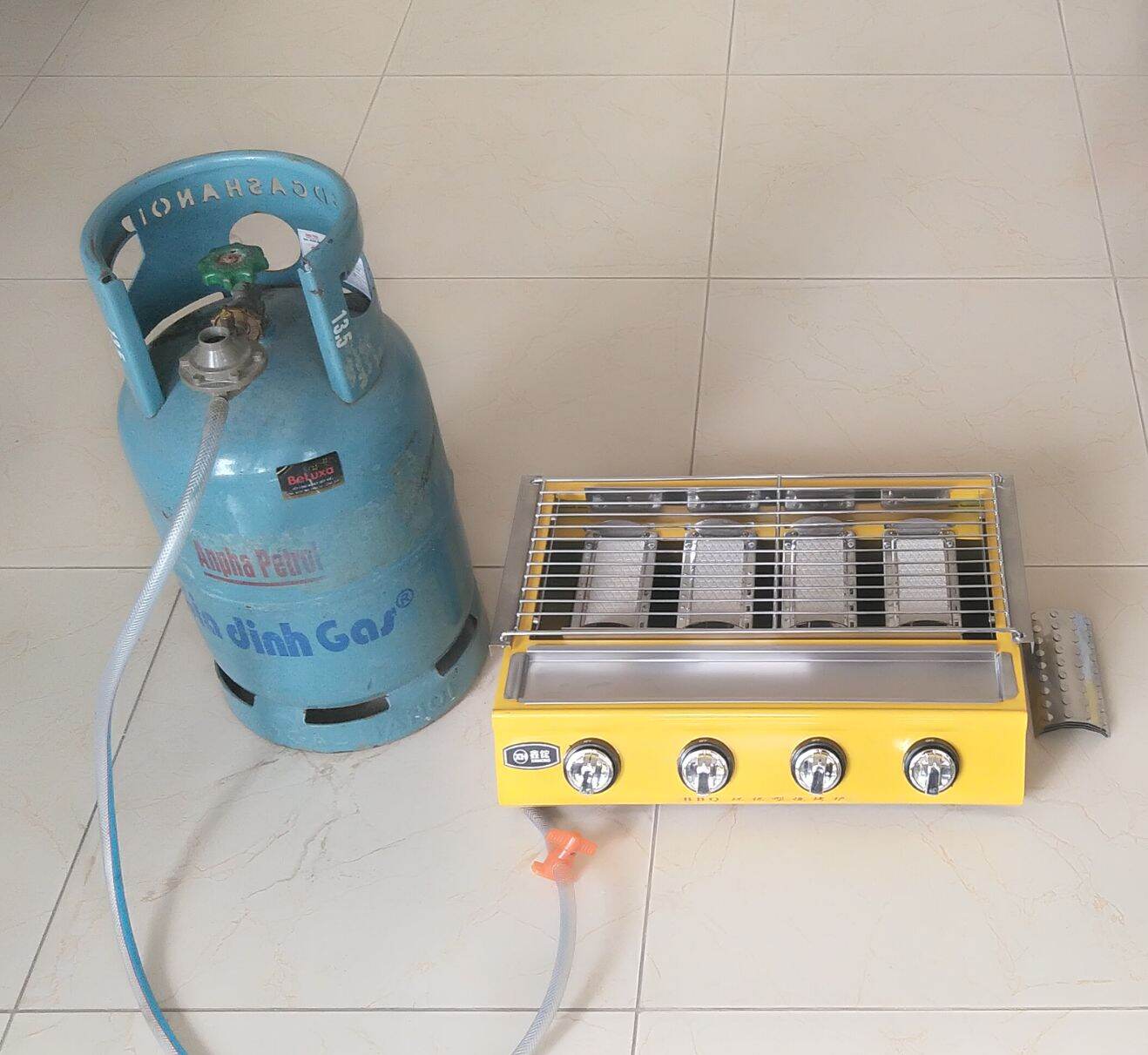 lò NƯỚNG GAS 4 đầu nướng