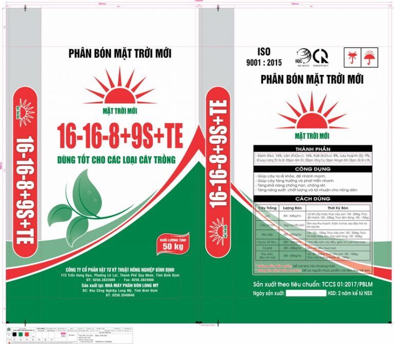 Phân bón NPK 16-16-8 ( 1kg)