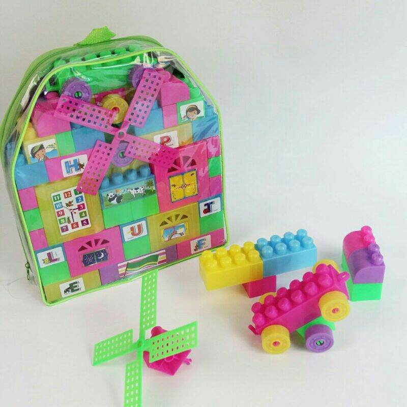 Túi Lego lắp ráp xếp hình nhiều chi tiết
