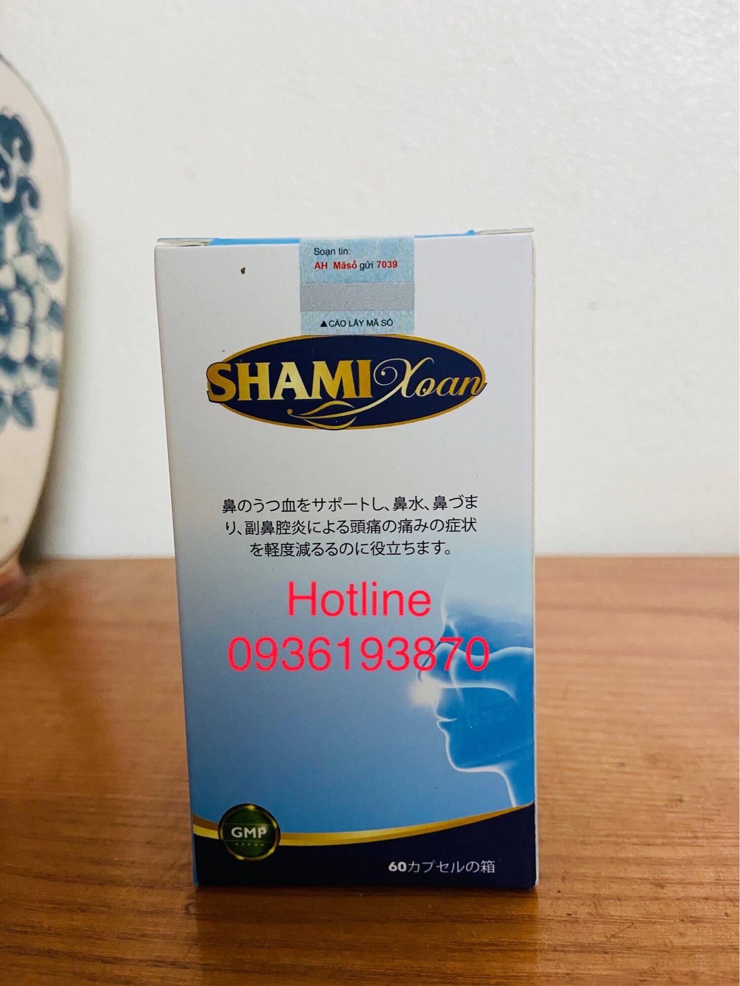 Shami Xoan 👍 [Chính Hãng] ❤️ Shami Xoan Hộp 60 Viên Đánh Bay Viêm Xoang