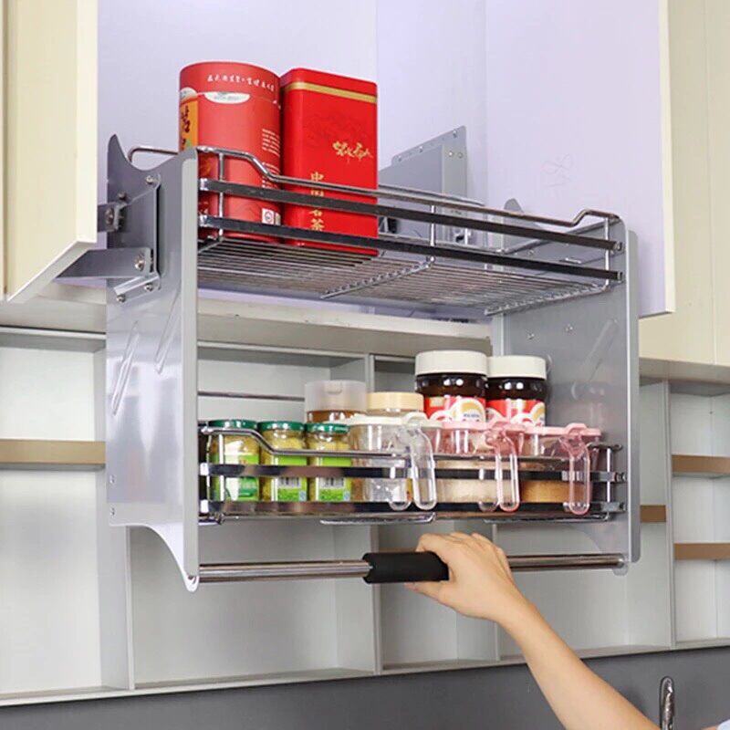 Giá bát chén nâng hạ inox 304, Kệ đựng chén bát nhà bếp thông minh nâng hạ độ cao thấp tuỳ ý , tiện dụng, sang trọng, bền bỉ , giá bát nâng hạ, kệ úp chén bát nâng hạ,kệ đựng đồ inox nhà bếp thông minh Mission cao cấp nhập khẩu