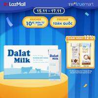 Thùng 48 hộp sữa tươi tiệt trùng Dalatmilk vị tự nhiên 180 ml (180 ml x 48)