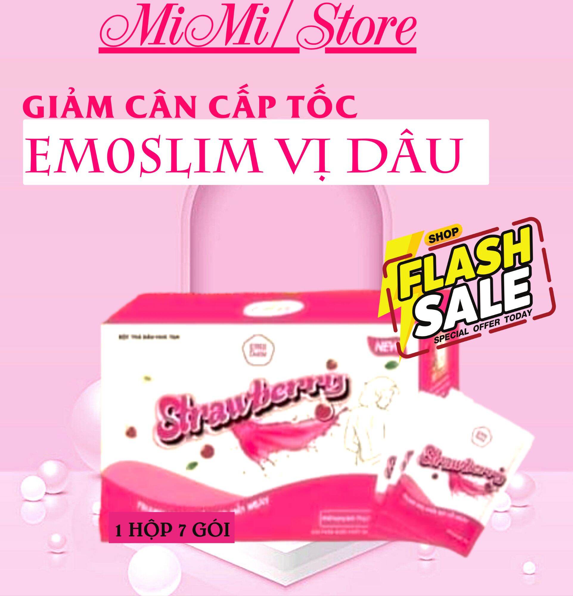 NƯỚC ÉP TRÁI CÂY GIÚP GIẢM CÂN,GIẢM BÉO CẤP TỐC EMOSLIM VỊ DÂU  chính Hãng