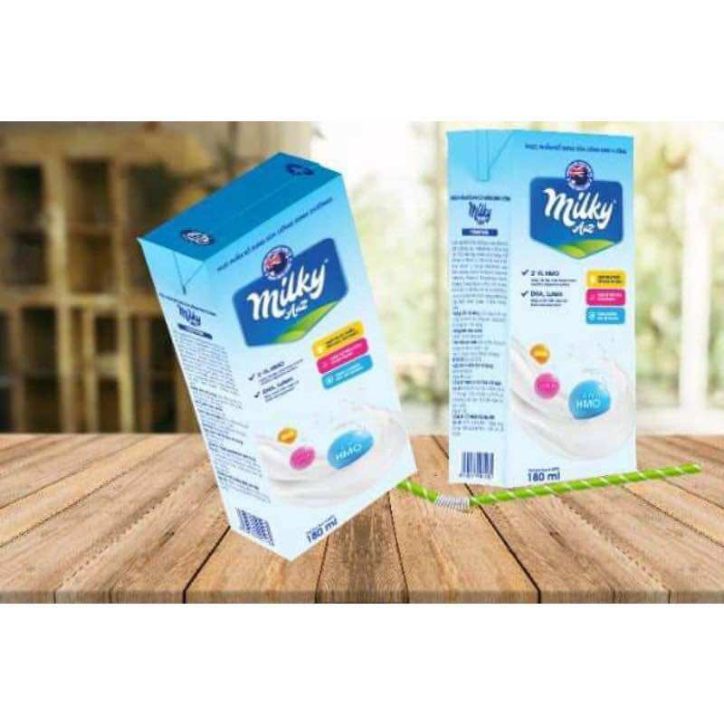 Thùng sữa pha sẵn Milky auz 110ml ,180ml