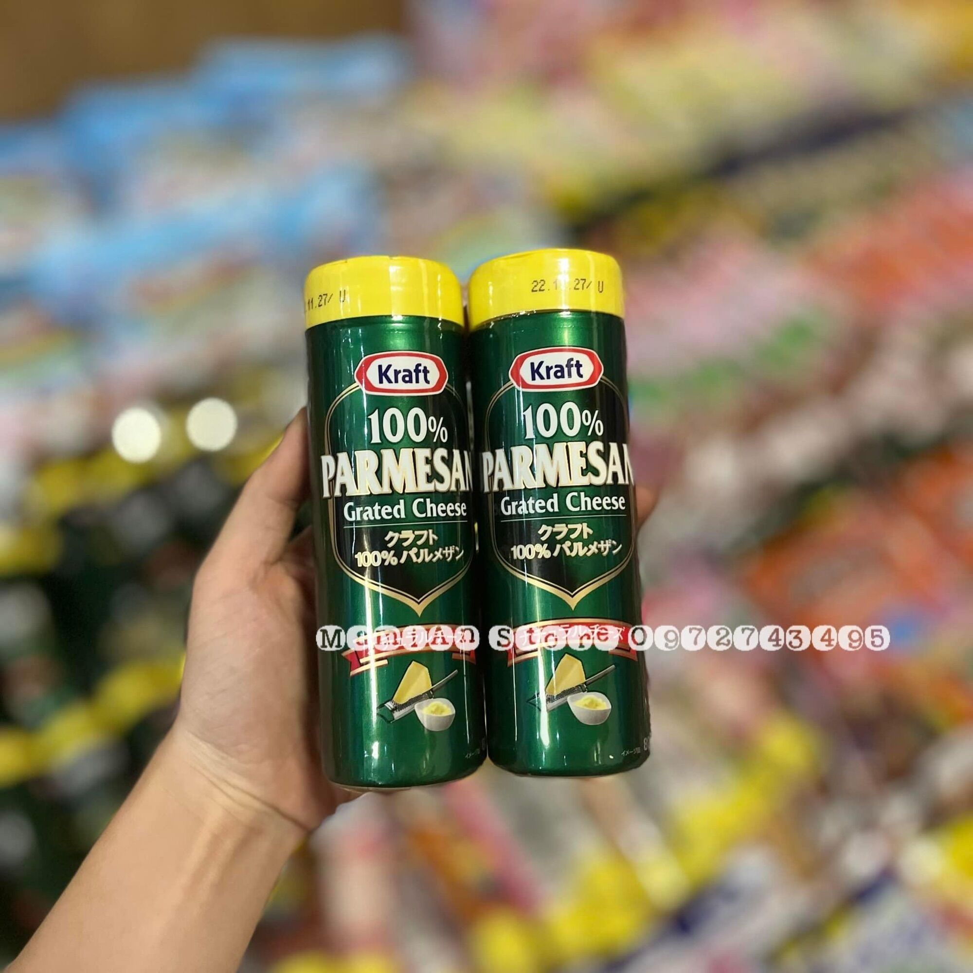 Phô mai rắc Parmesan kraft của Nhật