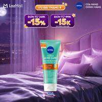 Sữa Rửa Mặt NIVEA Derma Acne Care Gel Tạo Bọt Sạch Sâu Giảm Mụn (90 ml) - 94270