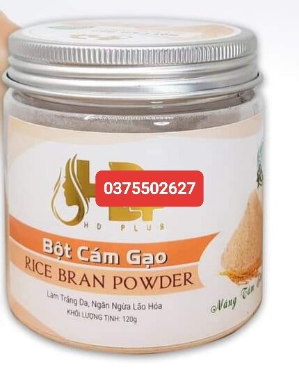 Bột cám gạo làm mặt nạ dưỡng trắng da 120g