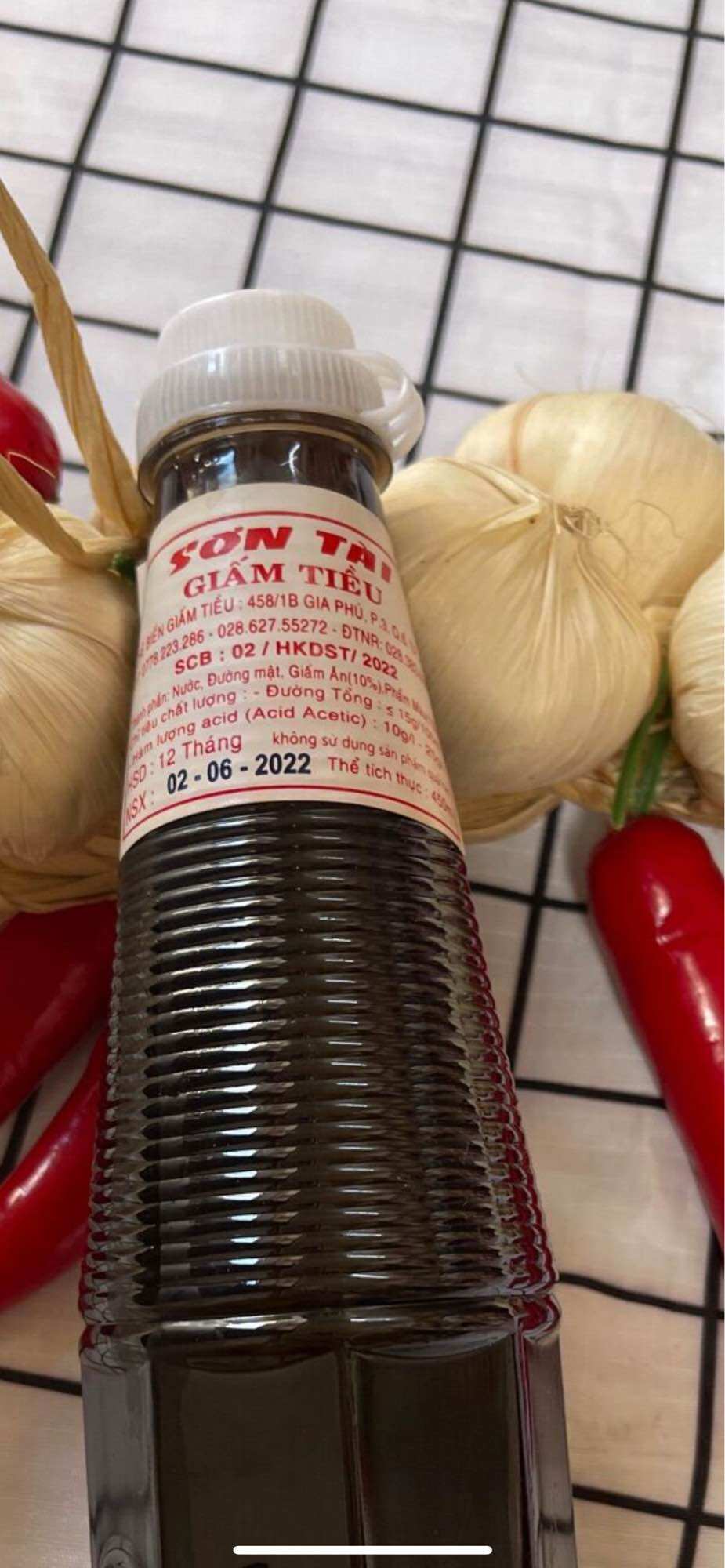 GIẤM TIỀU ( DẤM TIỀU ) SƠN TÀI 450ML
