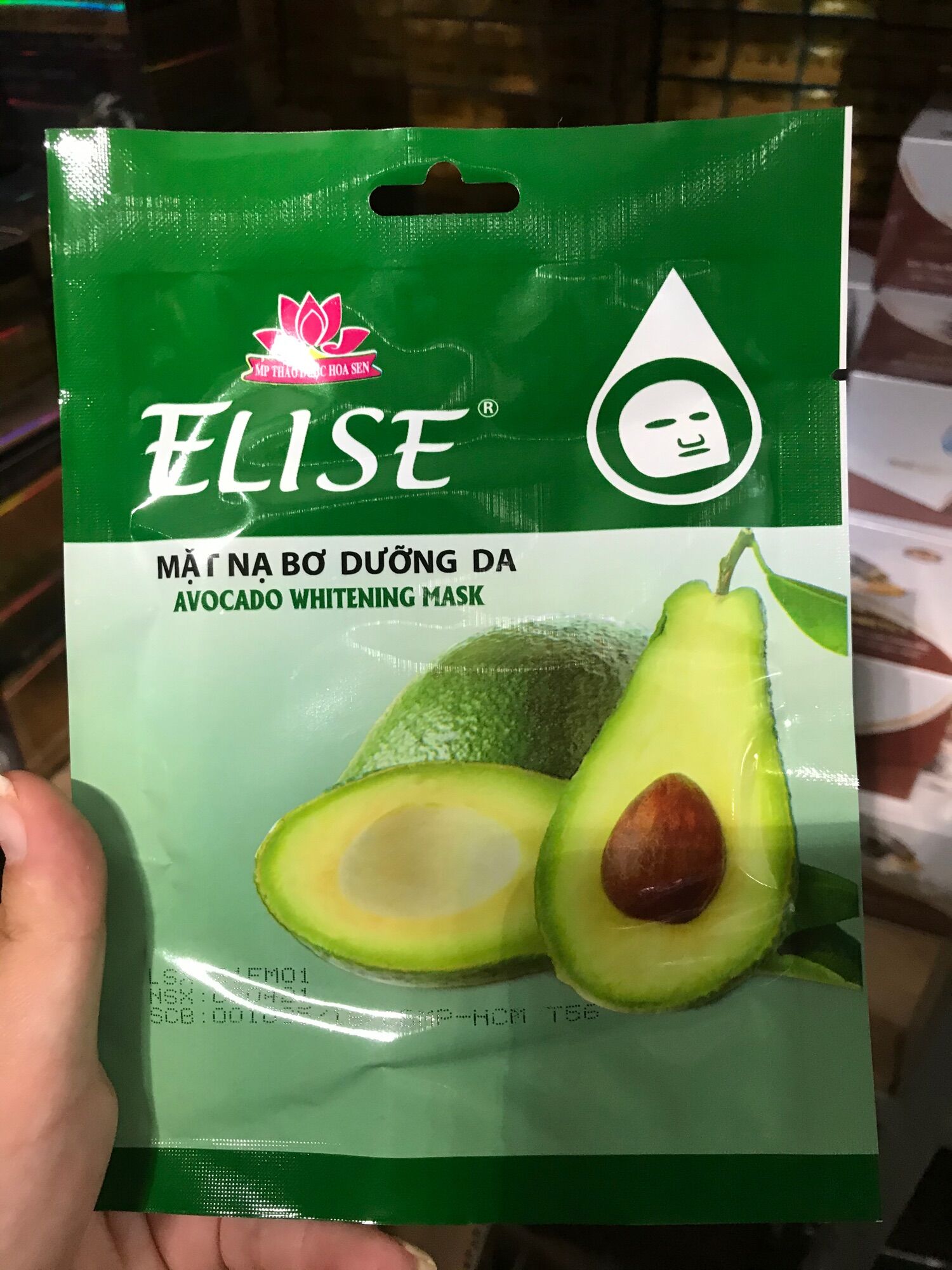 Mặt nạ Elise bơ