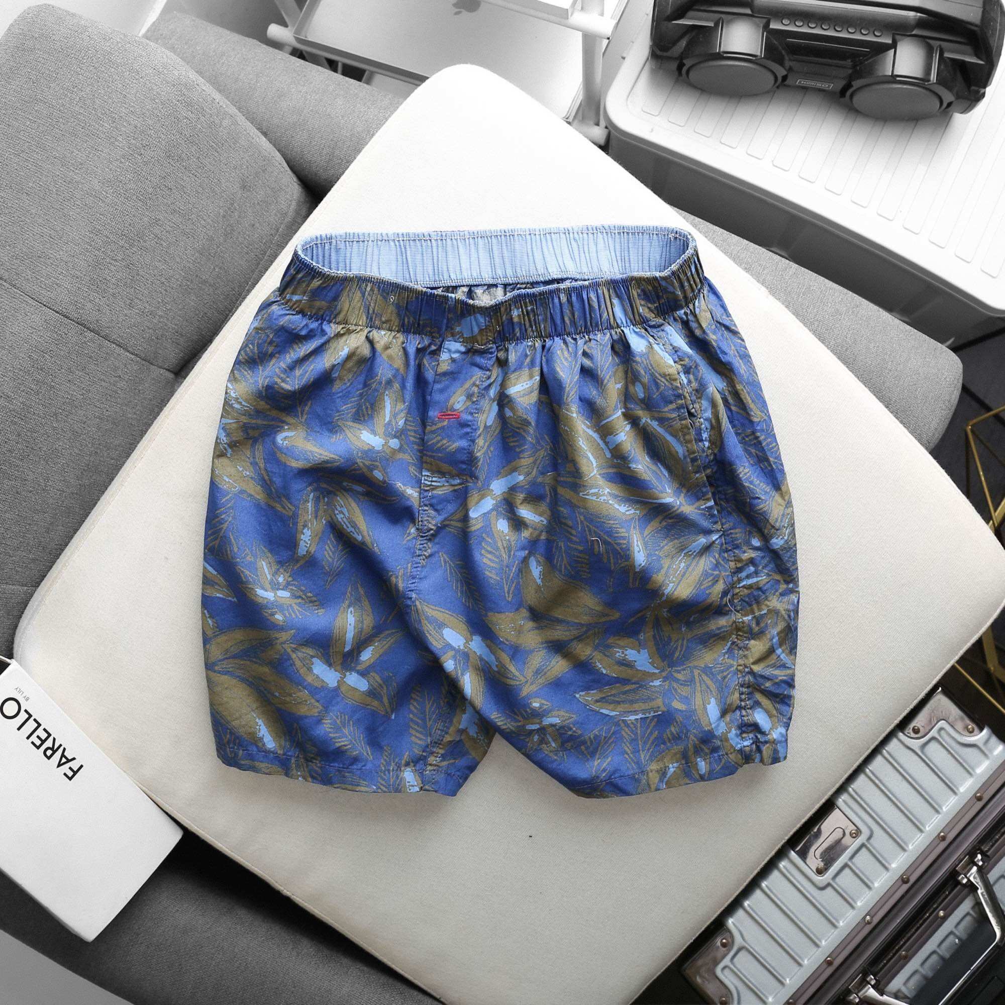 Combo 5 quần đùi nam cotton mặc nhà, mặc ngủ tặng 1 quần cùng loại
