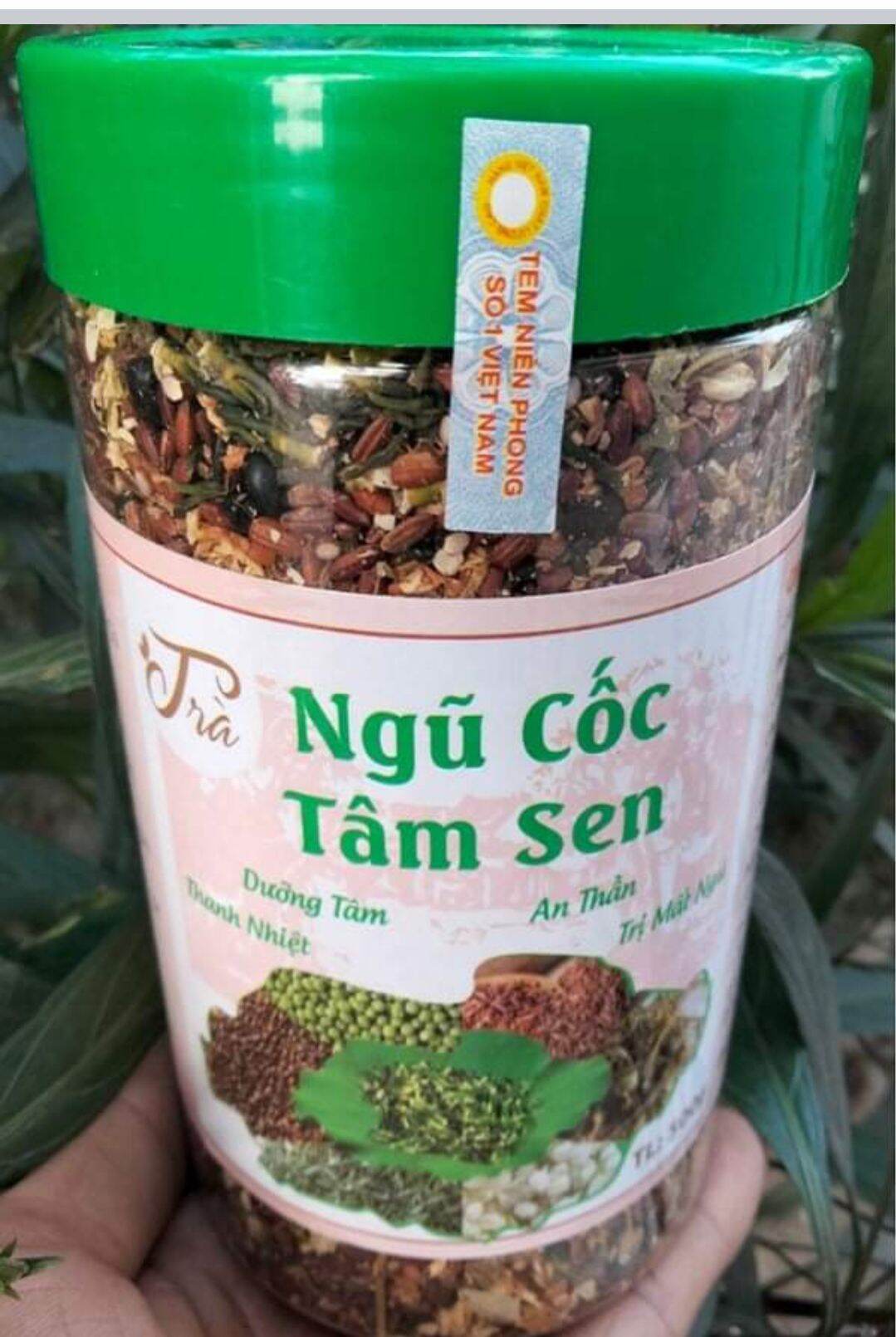 Trà ngũ cốc tâm sen thanh nhiệt ngủ ngon