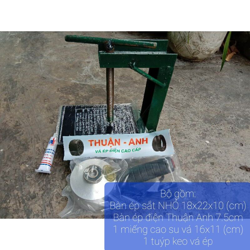 Bộ Vá Ép Điện Vỏ Xe - Ruột Xe - Khbved003