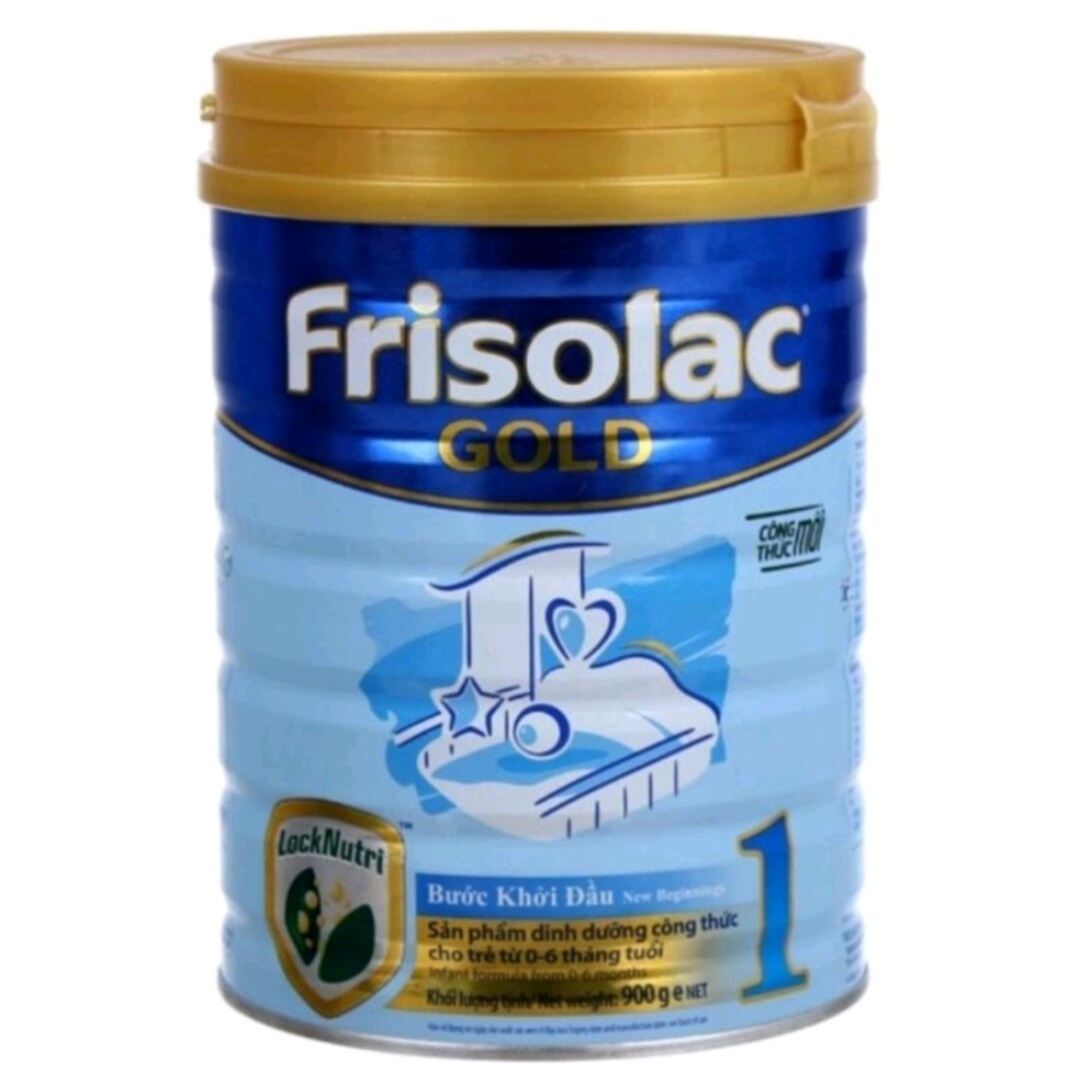 Sữa bột Frisolac Gold 1, cho trẻ từ 0-6 tháng, hộp thiếc 850g