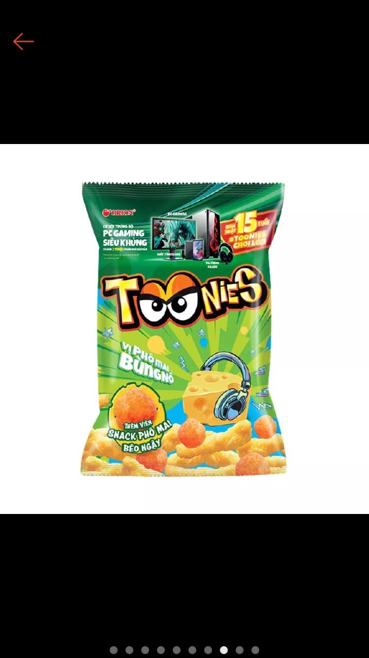 [Combo 5 bịch] Bánh Snack Toonies