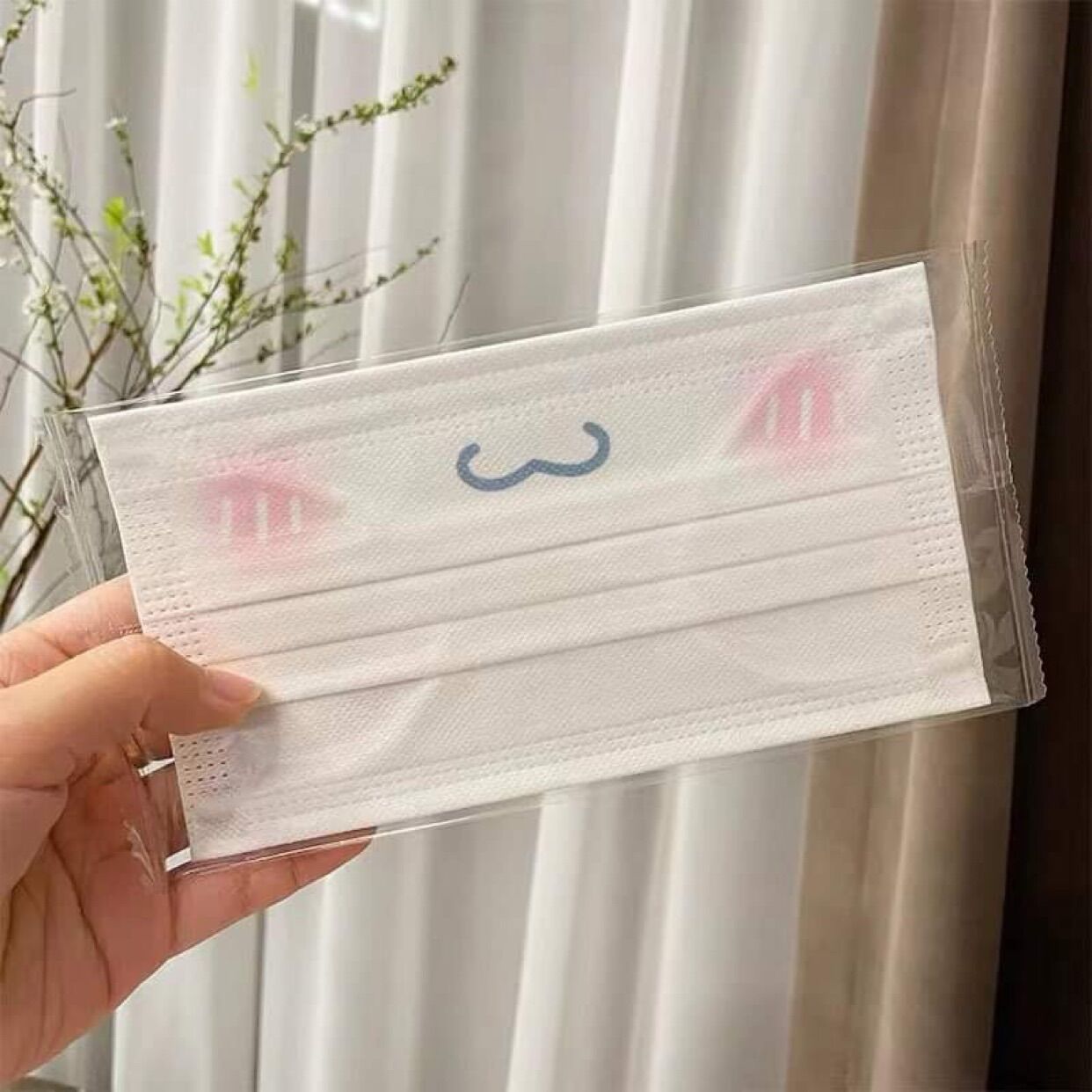 [Túi10 Cái] Khẩu Trang Mặt Mèo Cute
