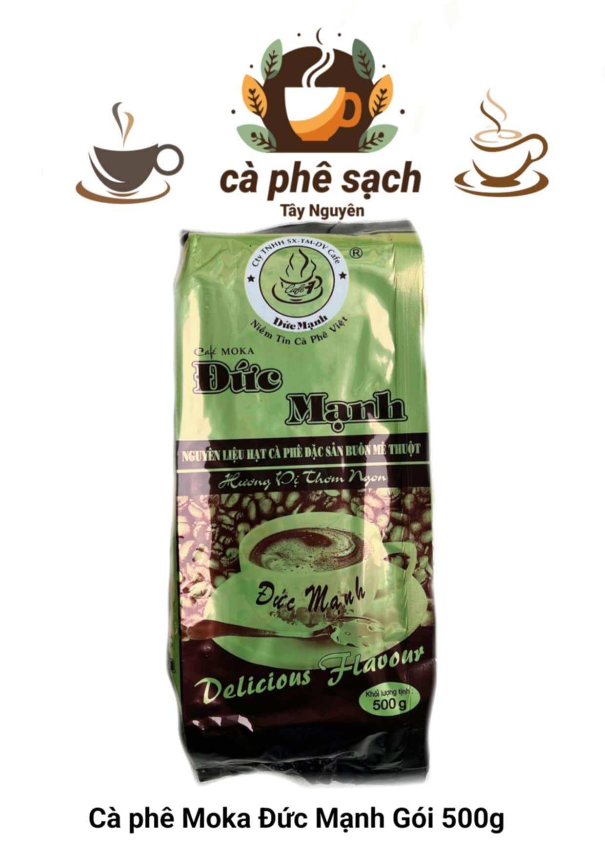 Cà phê moka đức mạnh gói 500g
