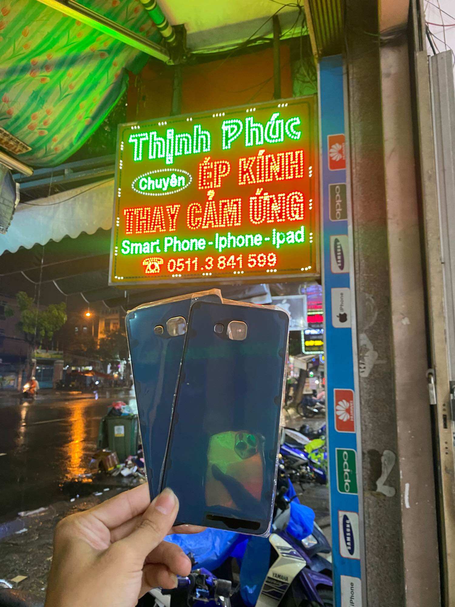 Nắp lưng  kính lưng Samsung A9 Pro A910 vàng(không kính cam)