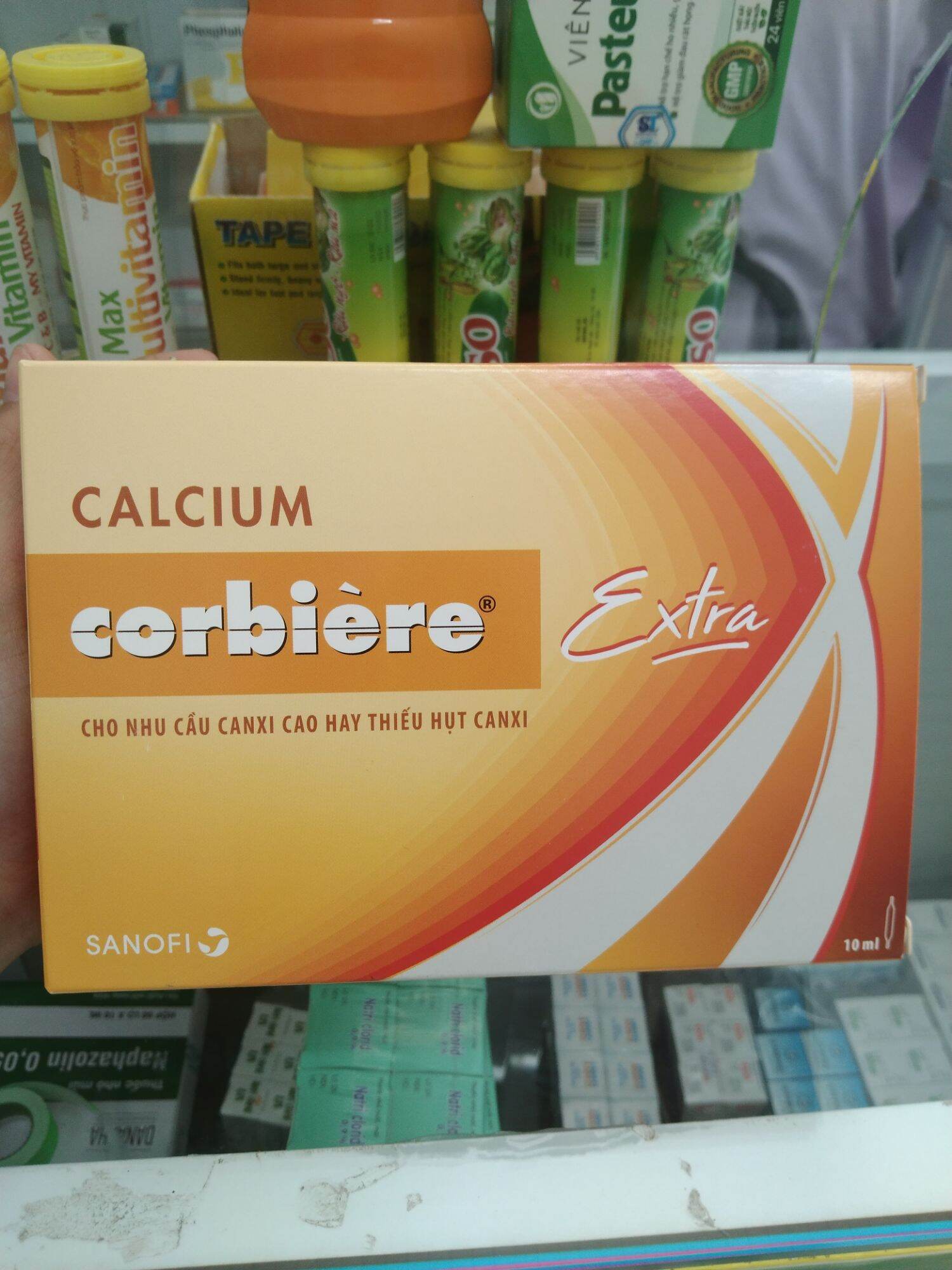 calcium corbiere extra - cho nhu cầu canxi cao hay thiếu hụt canxi .