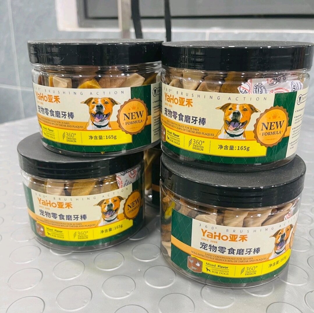 Bánh thưởng yaho làm sạch thơm răng thú cưng