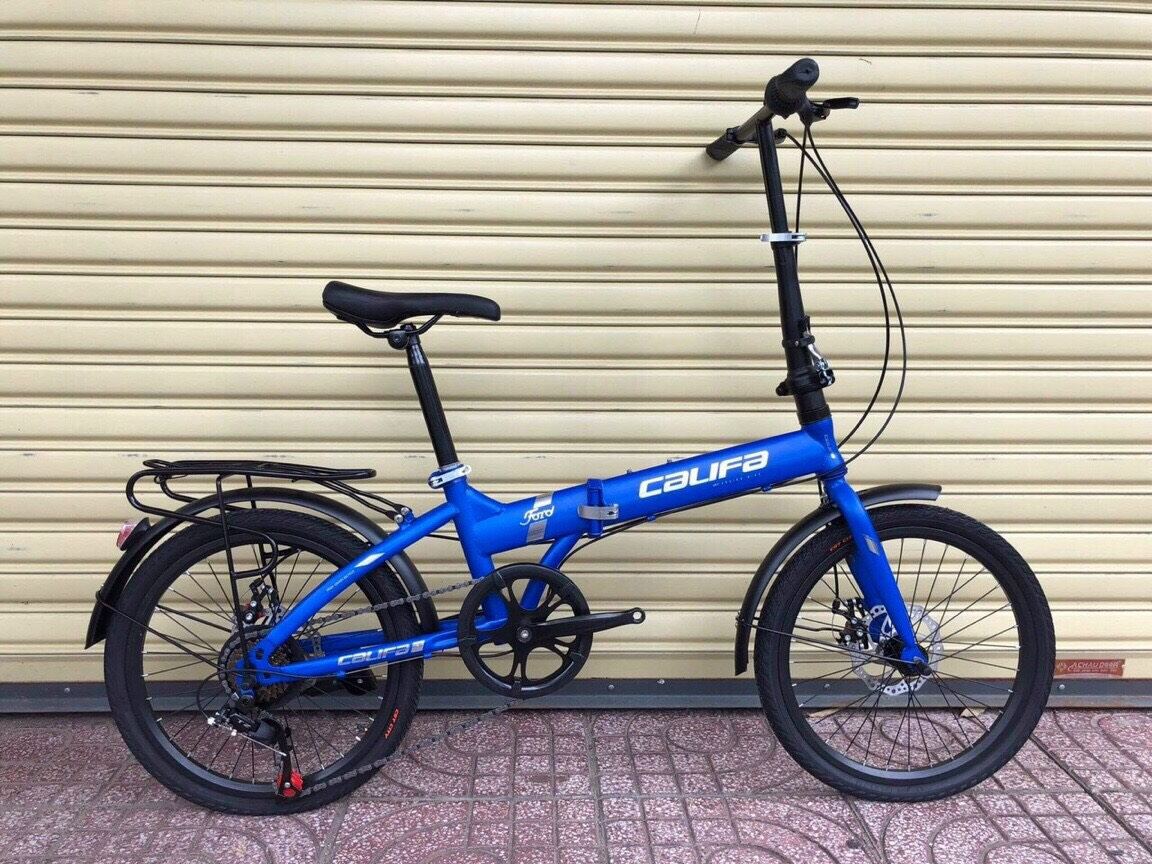 Xe đạp gấp califa bánh 20inch có bộ đề chuyển tốc độ, hàng chuẩn