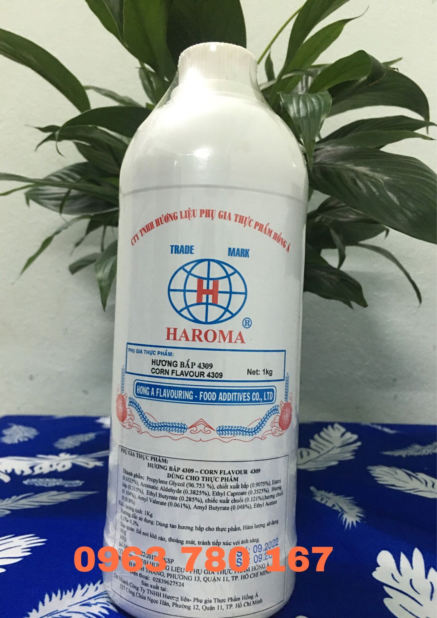 HƯƠNG BẮP-1kg- dùng trong thực phẩm, tạo hương bắp cho sản phẩm