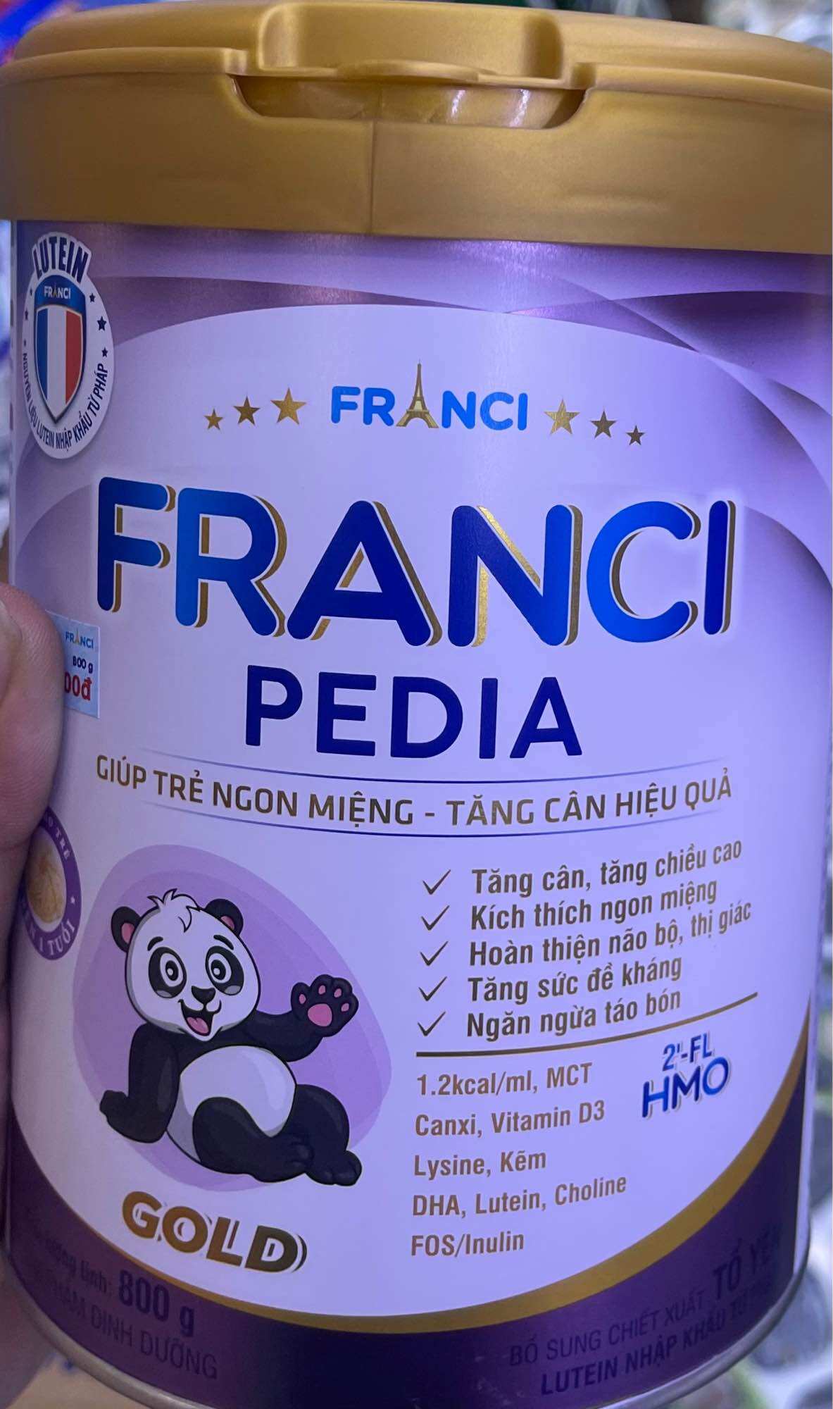 Sữa Franci pedia lon 800g