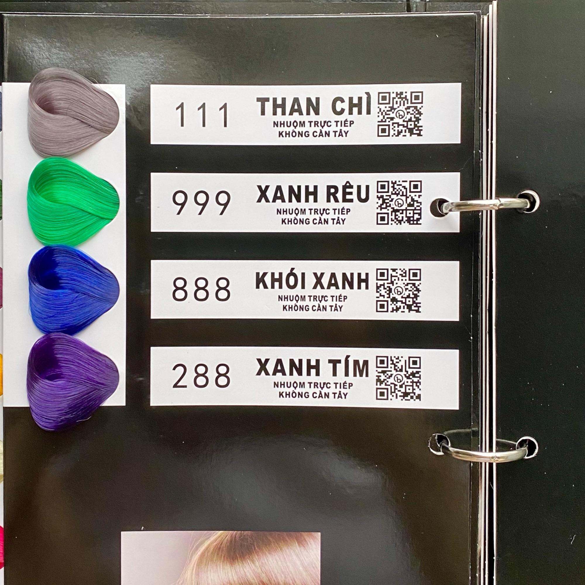 Kem Nhuộm Tóc Thảo Dược Phủ Bạc-Nhuộm LIGHT Trực Tiếp 3D VIL 120ml [Mua Sỉ 60 Tuýp Không Oxy Tặng Bảng Màu]