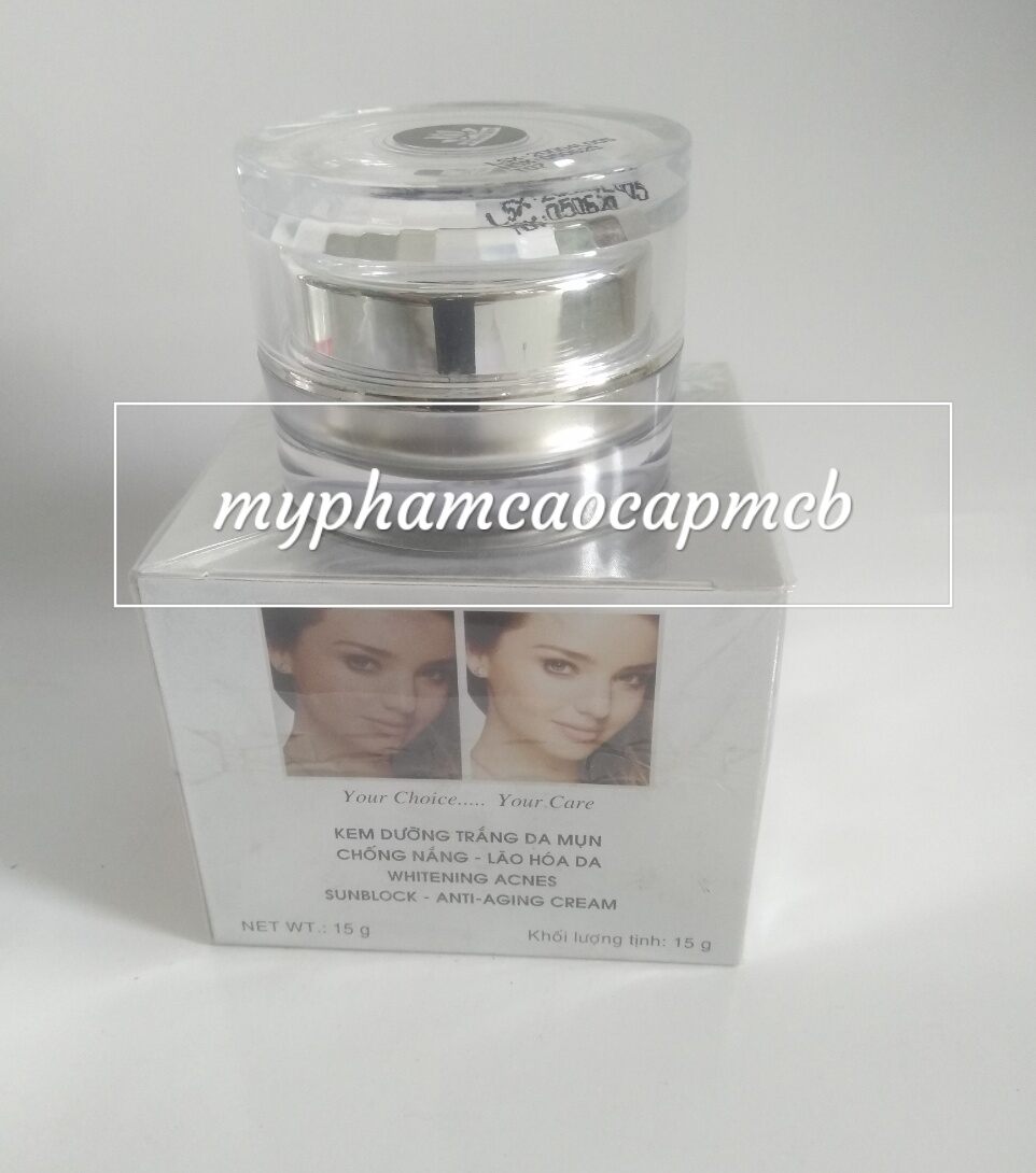 kem Lawrence mụn trắng da lão hóa 15g