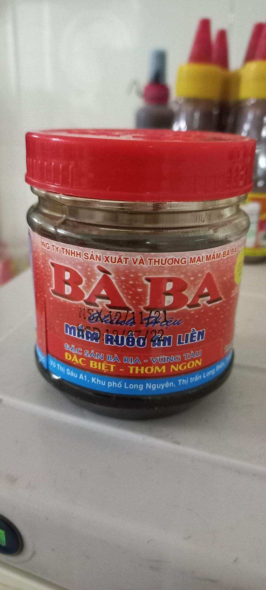 Mắm Ruốc Bà Ba Xào Sả Ớt (xào sẵn)