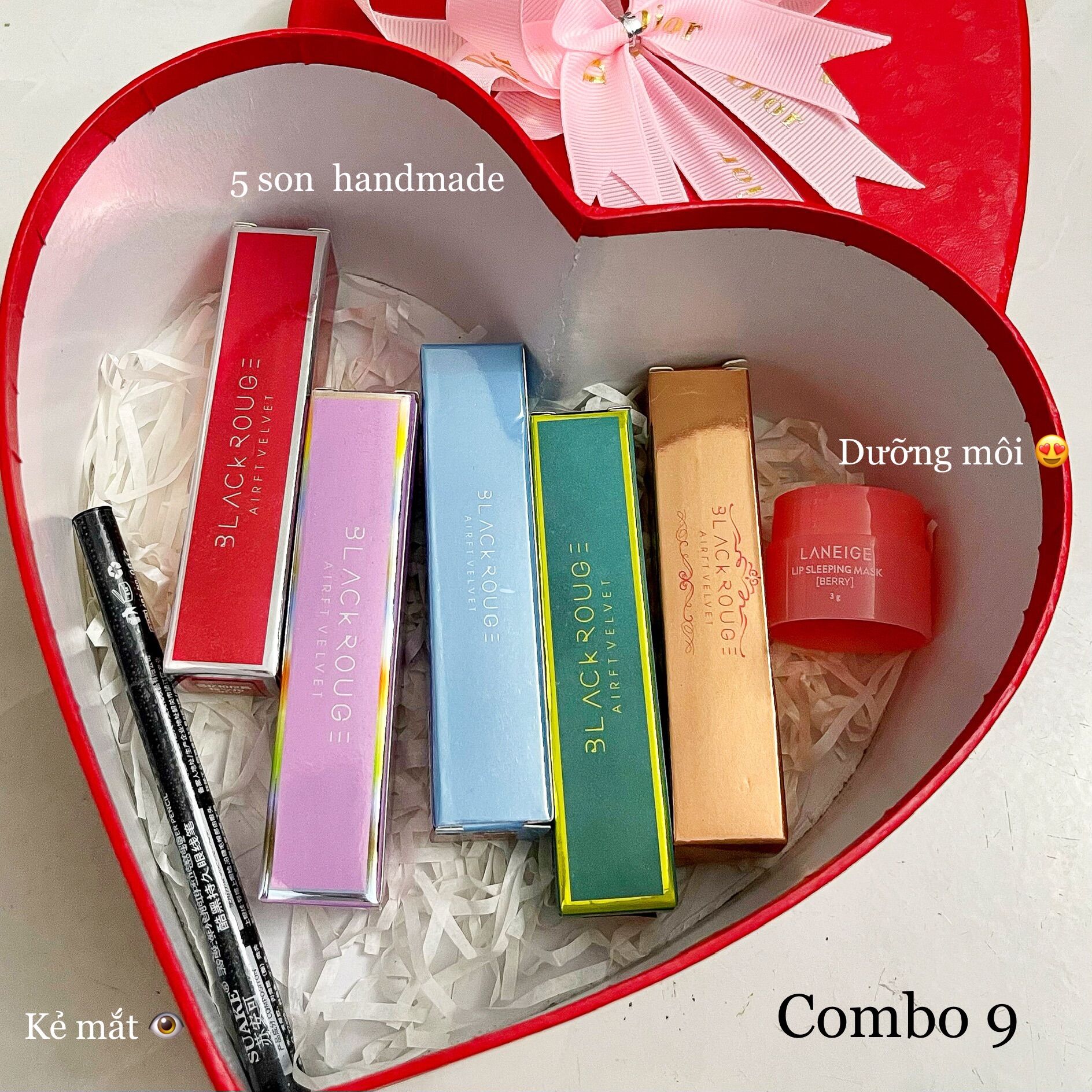Combo quà tặng xinh xắn 7 món hộp xịn